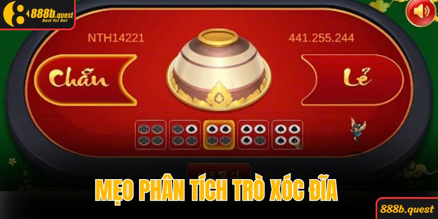 Mẹo phân tích trò xóc đĩa online hiệu quả